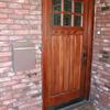 New entry door stain, finish and install